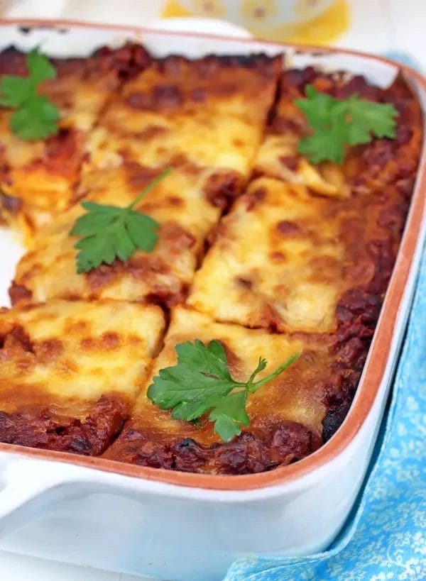 Hot Sausage And Sweet Potato Lasagna