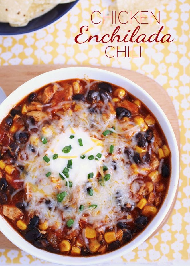 Chicken Enchilada Chili