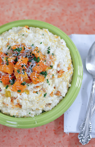 Baked Butternut Squash Risotto