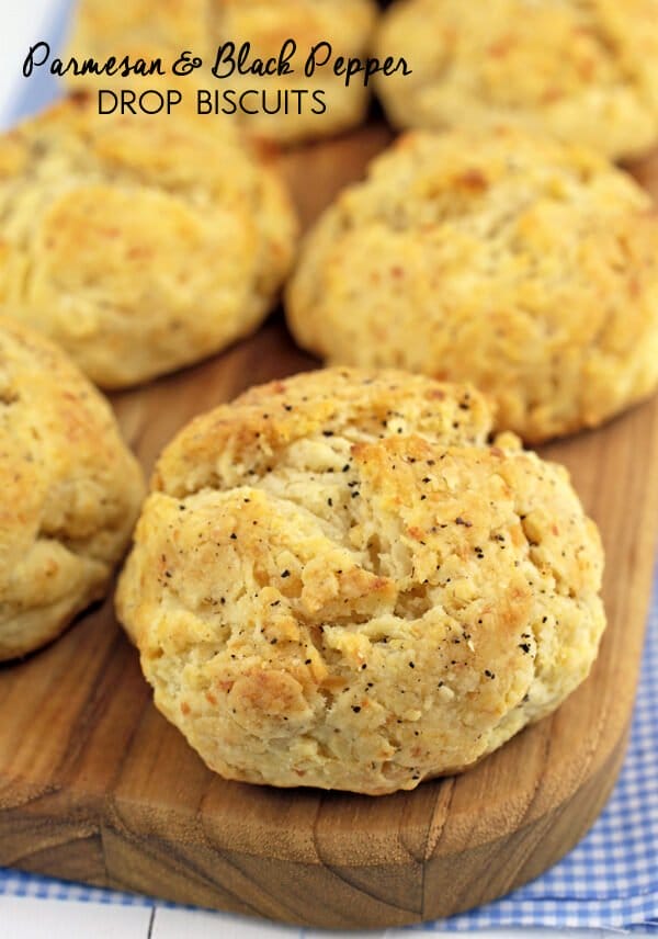 PARMESAN & BLACK PEPPER DROP BISCUITS