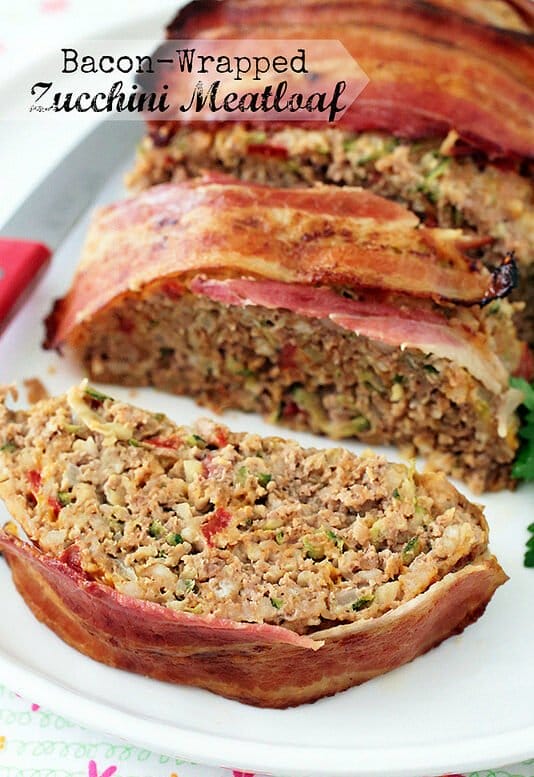 BACON-WRAPPED ZUCCHINI MEATLOAF