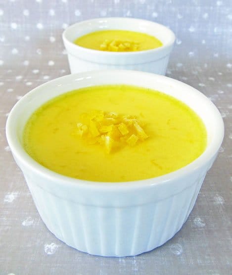 BAKED LEMON CUSTARD POTS