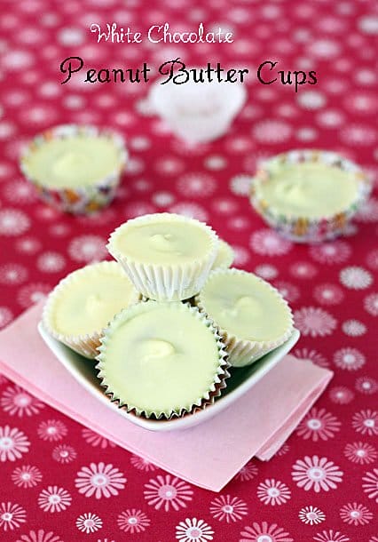 White Chocolate Peanut Butter Cups