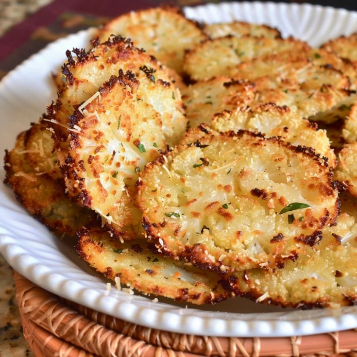 Crispy Cauliflower Parmesan Bites