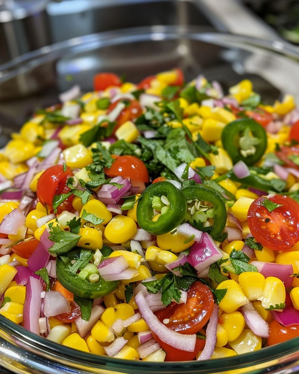 EASY SUMMER CORN SALAD