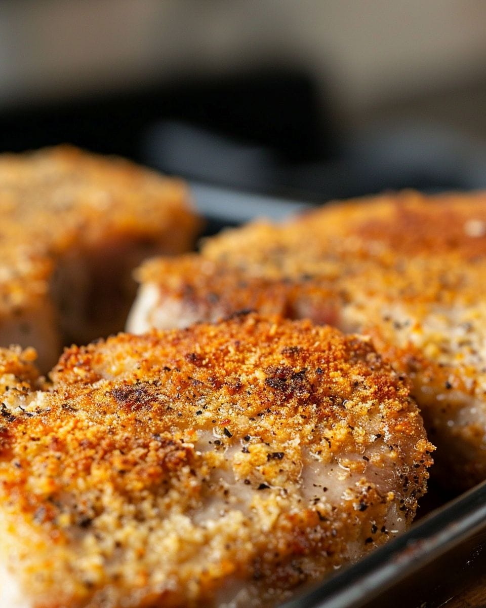 Easy Parmesan Baked Pork Chops