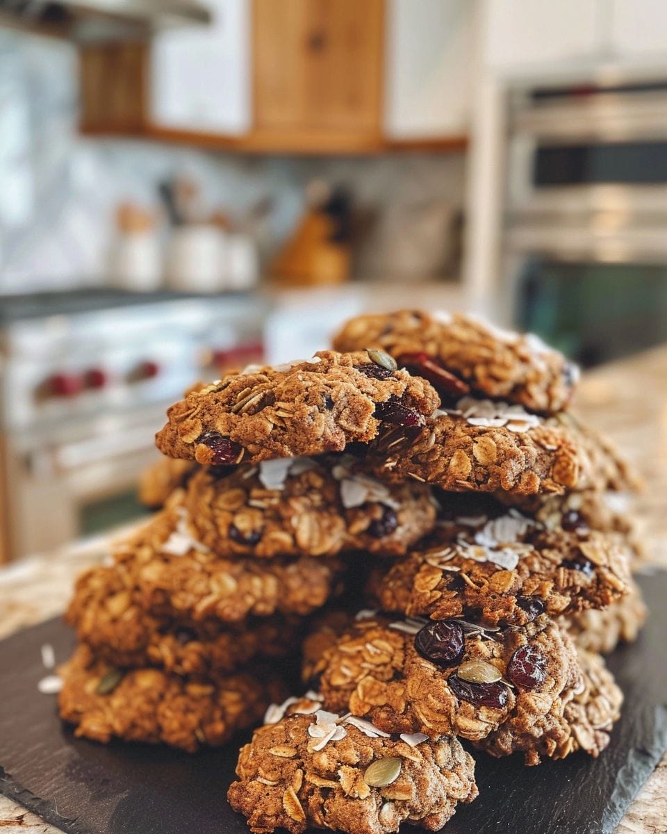 Easy Pumpkin Spice Oatmeal Cookies