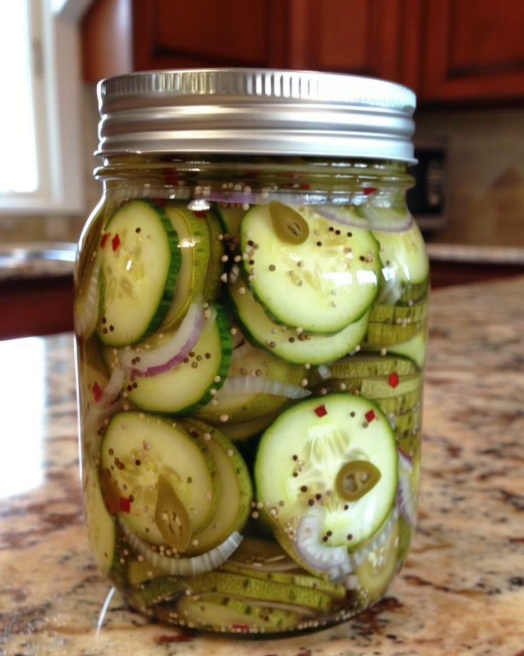 Fresh Pickled Cucumber Salad