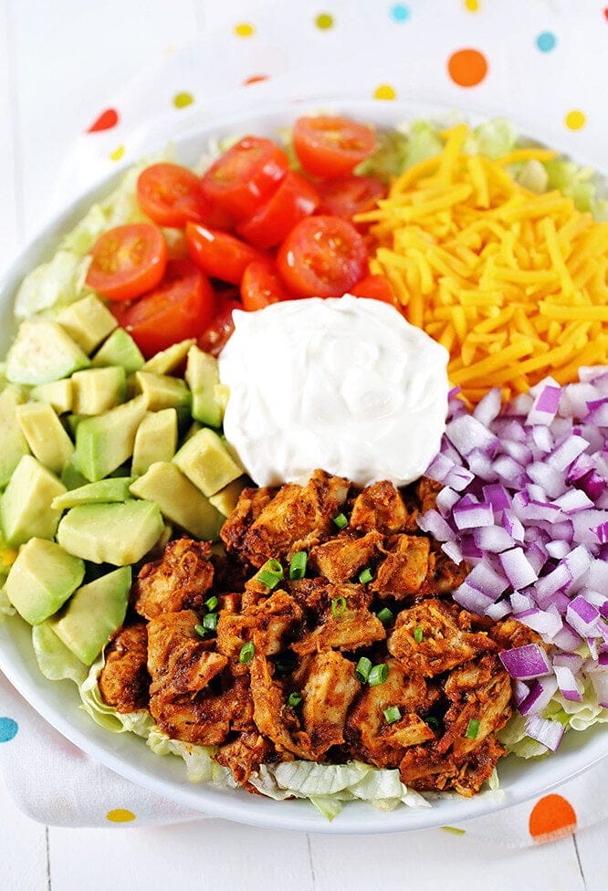 Chicken Taco Dinner Salad