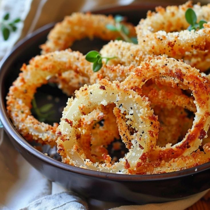 Oven Baked Onion Rings