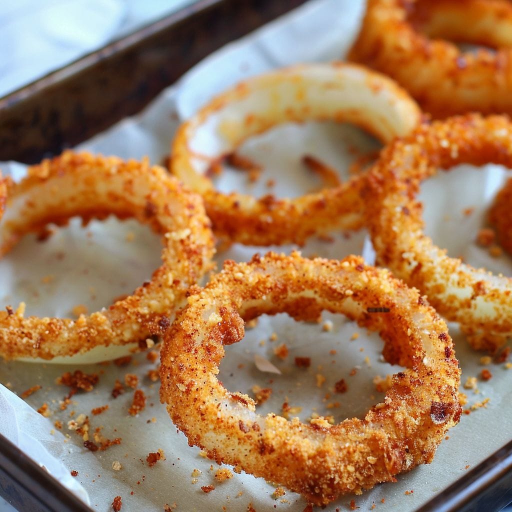 Oven Baked Onion Rings