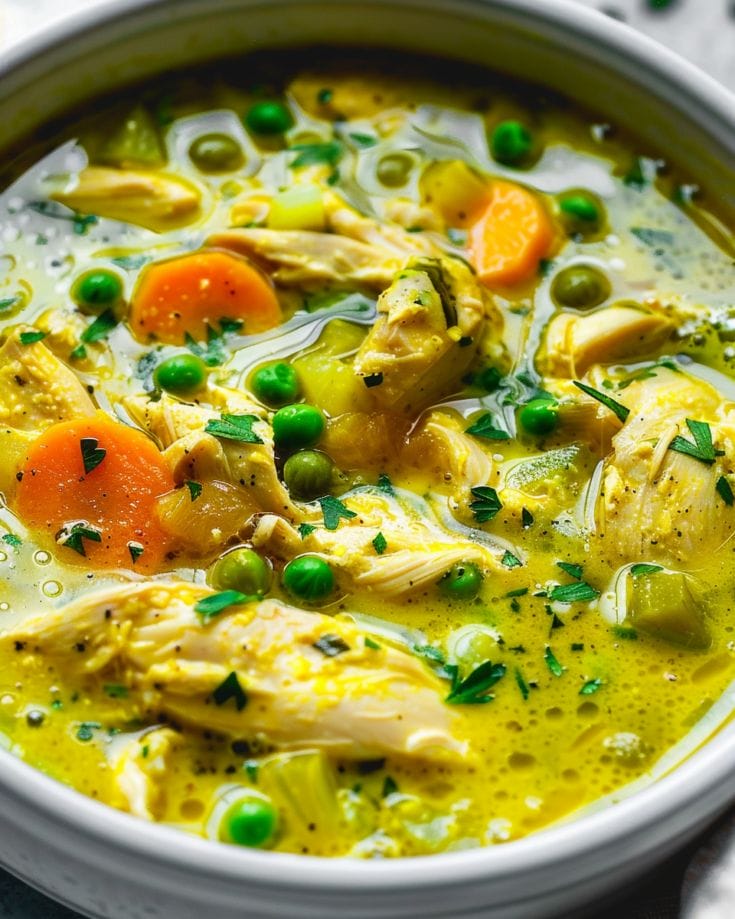 Anti-Inflammatory Turmeric Chicken Soup