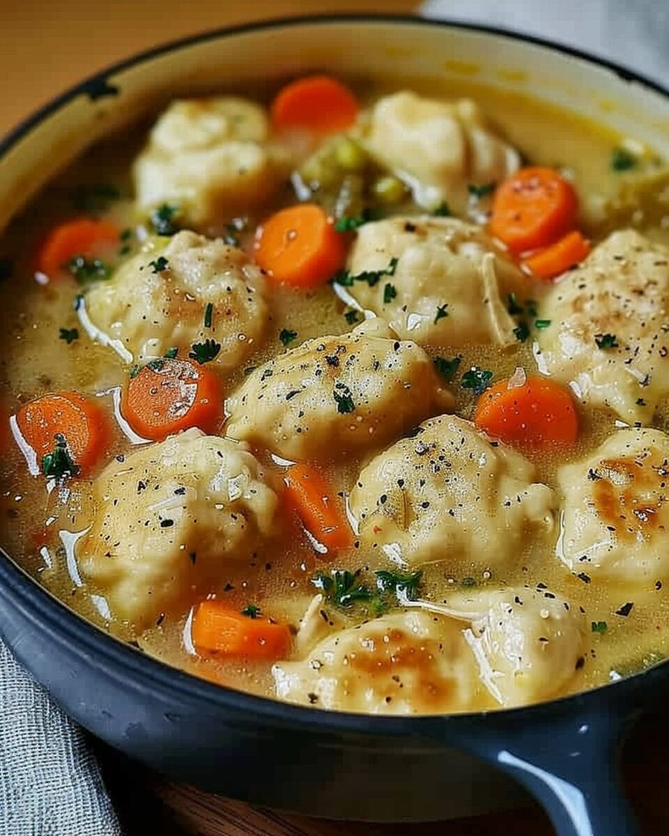 CHICKEN & DUMPLINGS SOUP