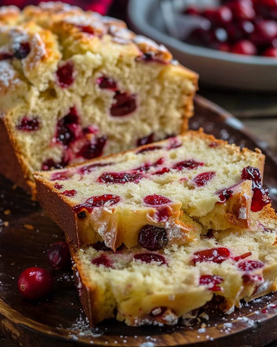 Cream Cheese Cranberry Loaf