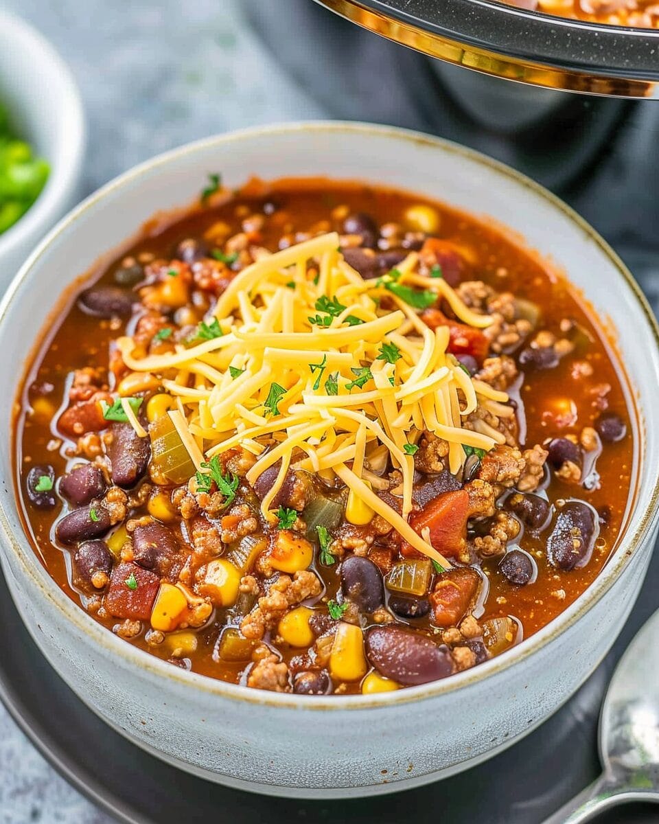 Easy Crockpot Chili Recipe