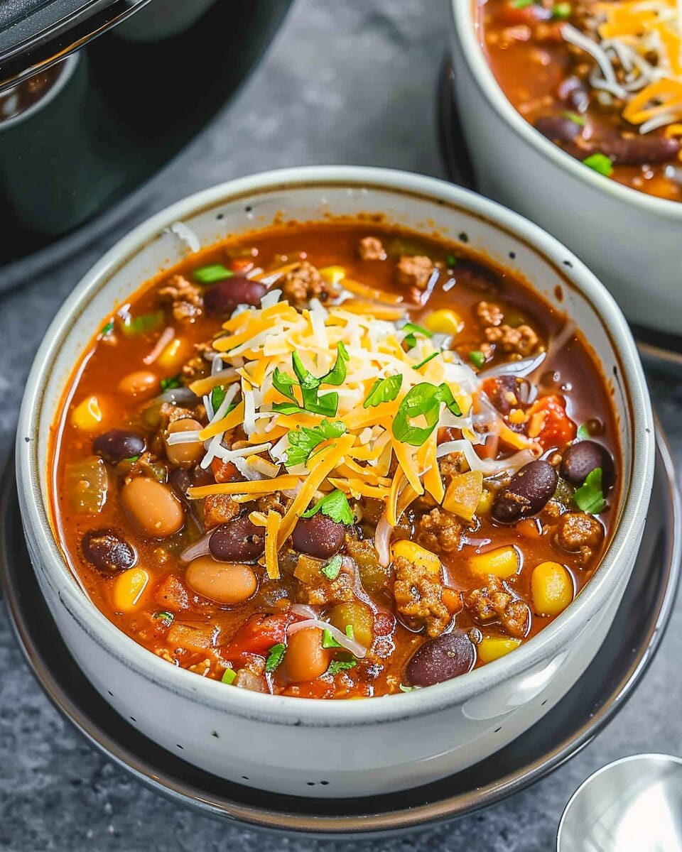 Easy Crockpot Chili Recipe