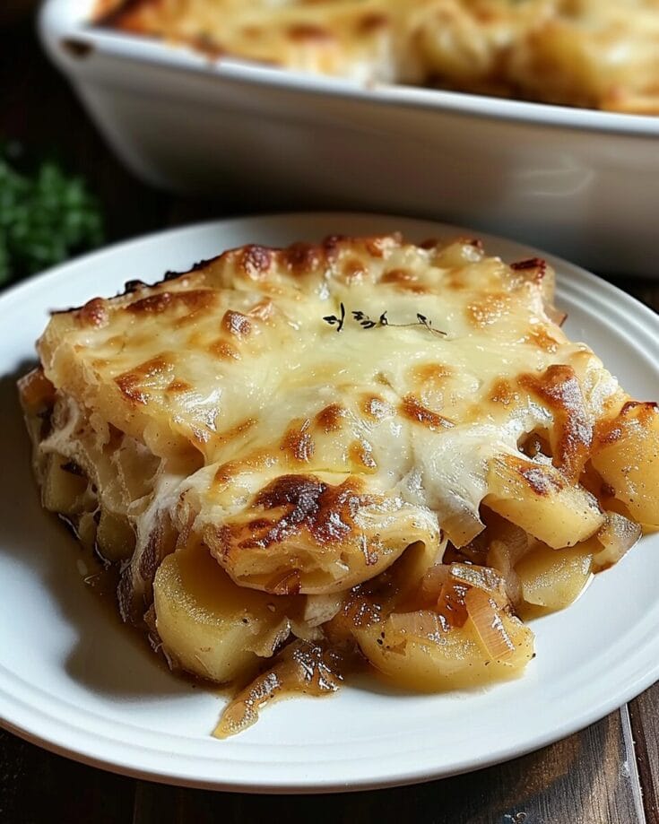 French Onion Potato Bake