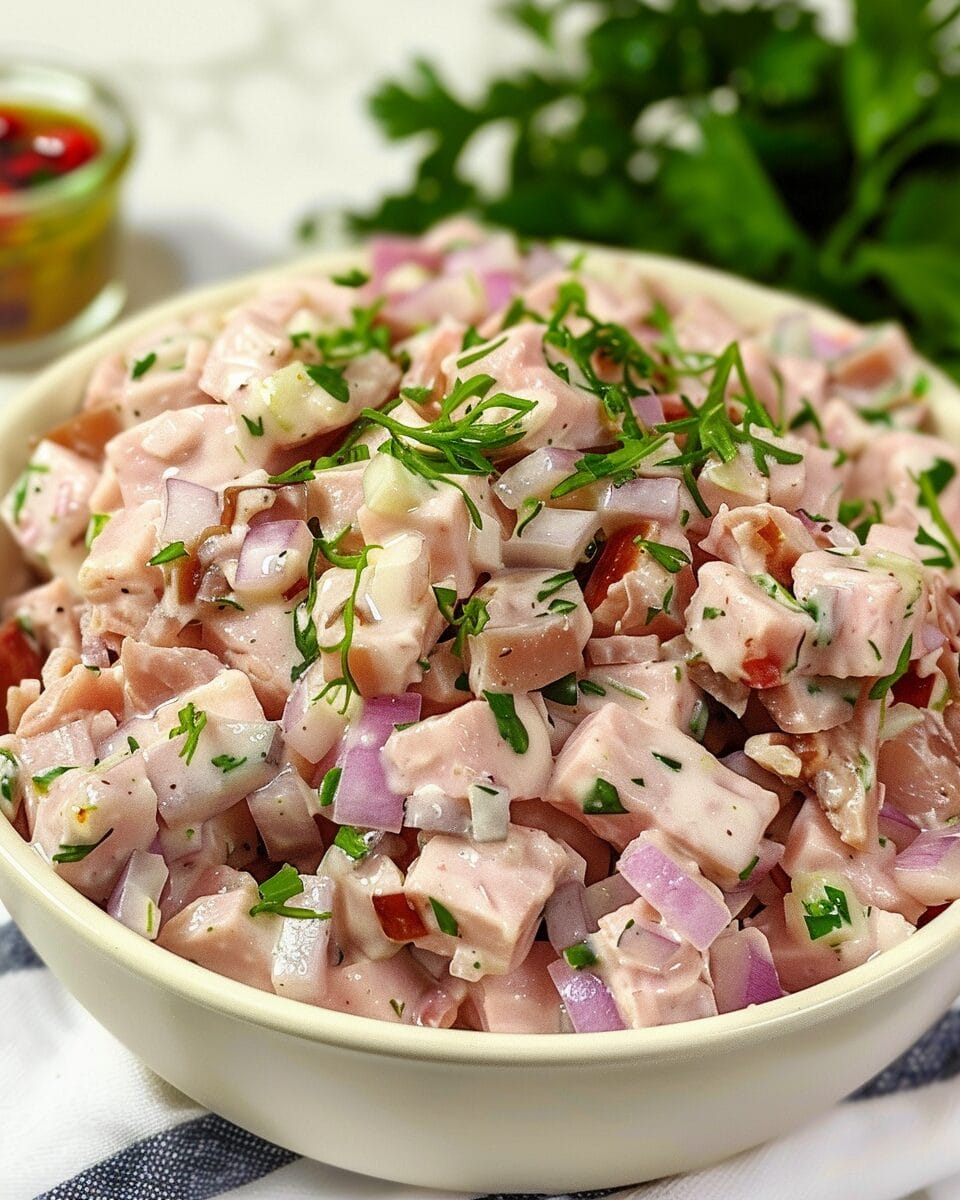 Ham Salad with a Devilish Twist