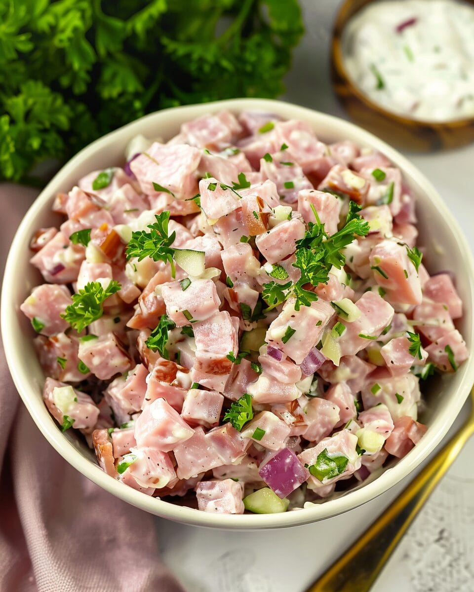 Ham Salad with a Devilish Twist