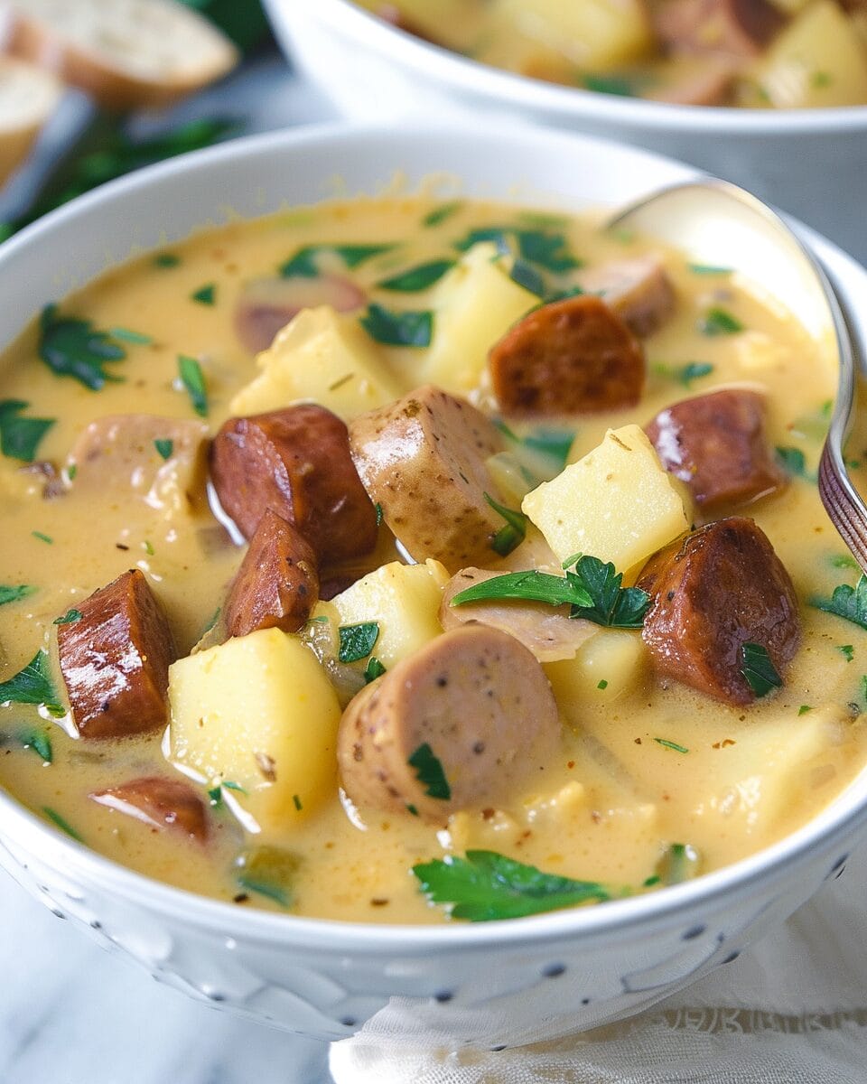 Kielbasa Potato Soup 