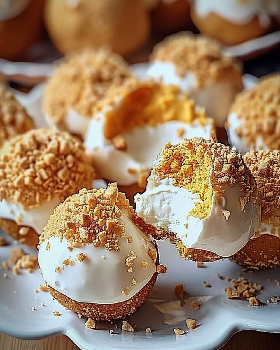 No-Bake Pumpkin Cheesecake Balls