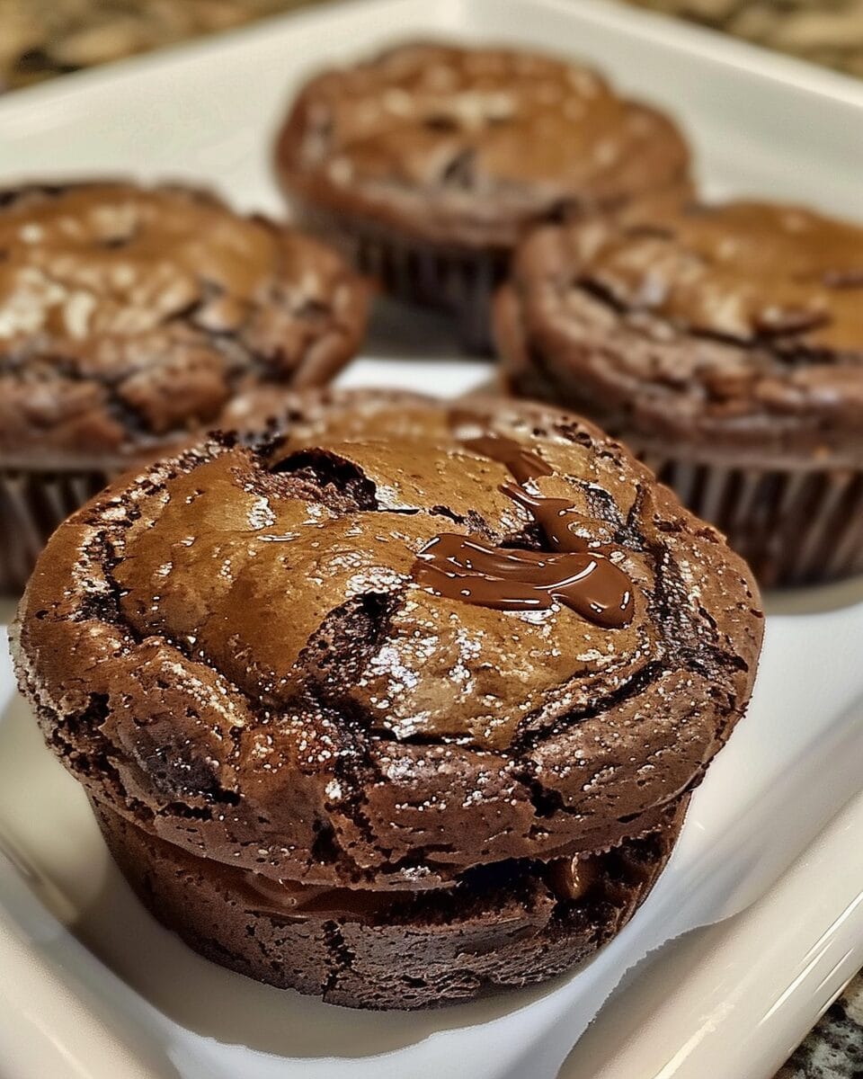 Peanut Butter Stuffed Brookies