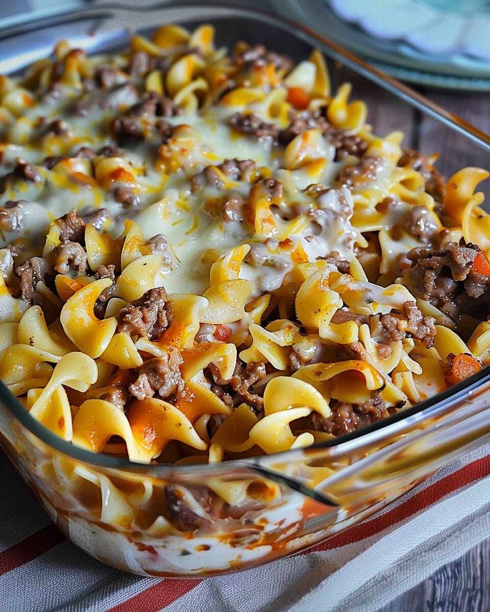 Sour Cream Beef Noodle Casserole