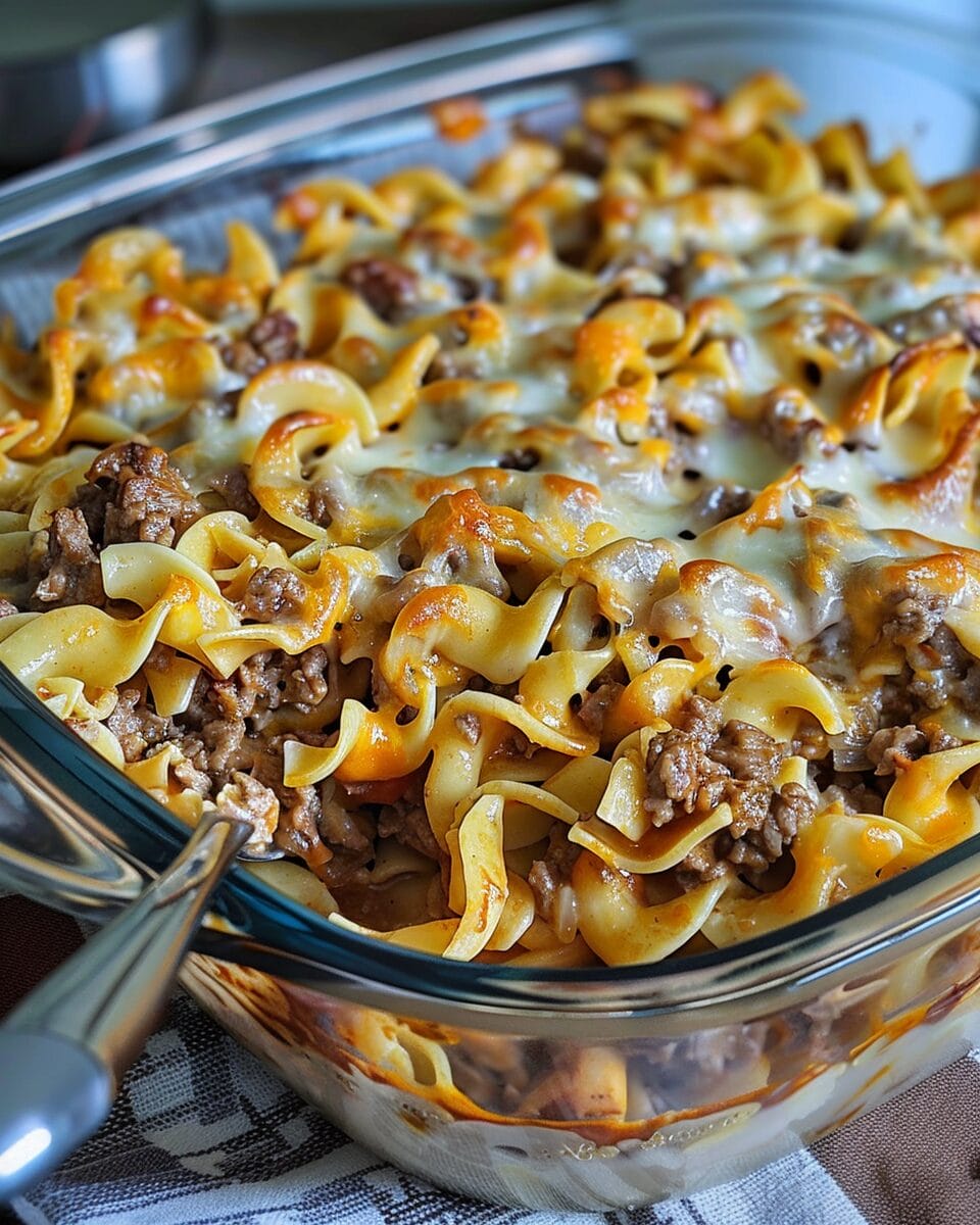 Sour Cream Beef Noodle Casserole